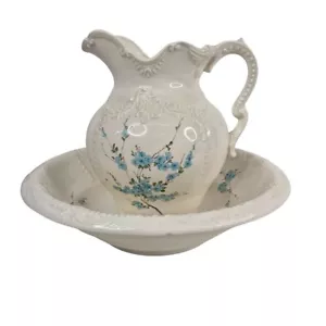 Arnels Waschbecken und Krug Set Floral Keramik Vintage - Bild 1 von 8