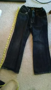 Old Navy Very Dark Jeans - size 7 - Bootcut, Adjustable Waist - Picture 1 of 4