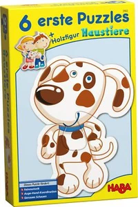 Haba 3902-6 Erste Puzzles Haustiere Puzzle mit 6 niedlichen Tiermotiven für K... - Bild 1 von 12