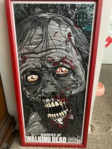 Zombies of Walking Dead Danny Miller VARIANTE 59/75 - FIRMADO Miller & Nicotero - Imagen 1 de 2