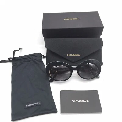 Dolce & Gabbana женщин Гавана овальный солнцезащитные очки черный DG4345 55 [] 20 145 новый - Изображение 1 из 4