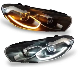 Voll Led Scheinwerfer für VW Scirocco 3 08-18 dynamischer Blinker für Xenon - Bild 1 von 10