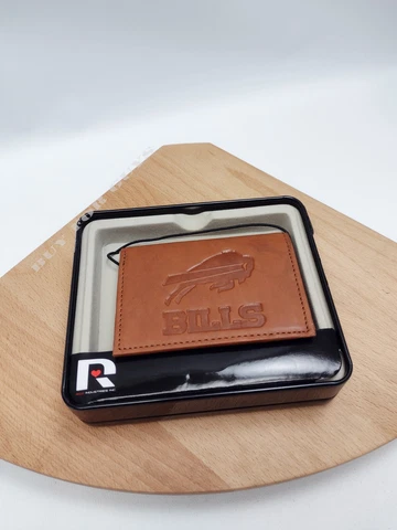 Buffalo Bills NFL Embossed Leather Trifold Wallet - Bills Wallet Cover