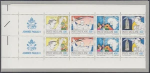 VATICANO Sc # 743a.1 CPL MNH FOLLETO de 16 - 4 x 4 DIFF. VIAJES PAPALES - Imagen 1 de 1