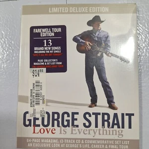George Strait Love Is Everything Limited Deluxe Edition Music CD 64 Page Book - Imagen 1 de 2
