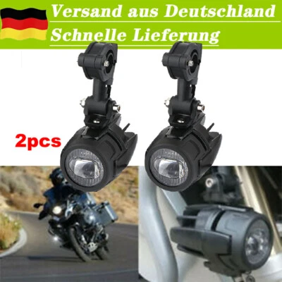 Paar Motorrad Nebelscheinwerfer Lauflicht E9 -Geprüft LED für BMW R1200GS F800GS - Bild 1 von 4
