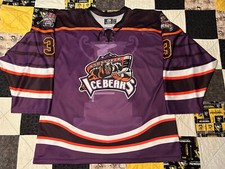 SPHL Knoxville Ice Bears Daniel McDougall Game Worn Jersey - Autographed