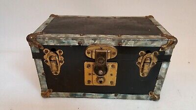 Vintage Salesman Sample Trunk Case Small Eagle Lock Co Removable Shelf • 89.52$