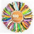 100 PCS Elastic Hair-Ties Ribbon Bulk - Soft Ribbon Hair 1 Count (Pack of 100)