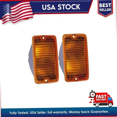 Juego de 2 luces de señal de giro para Jeep Wrangler (TJ) 97-2000 lentes de plástico izquierda y derecha Foto 1 de 4