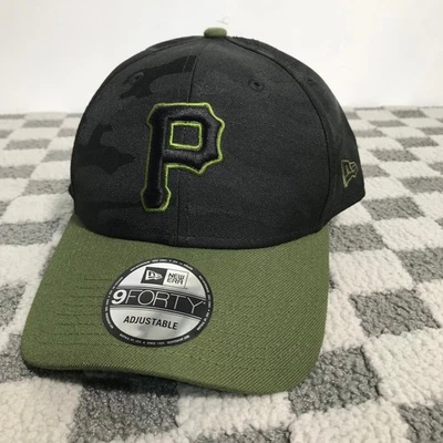 Gorra de béisbol New Era Pittsburgh Pirates camuflada verde oliva MLB Foto 1 de 4