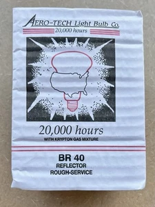 Aero-tech Filament Light Bulb 120W Watt BR40 Rough-service 20000 Hours - Picture 1 of 4