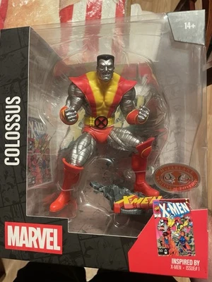 NEW COLOSSUS,  1:10th PLATINUM McFarlane Posed Figure Statue X-MEN #1, IN HAND - Image 1 of 2