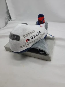 Daron Delta Airlines Plane Stuffed Toy Plush 8" Airline Airplane No Sound - Picture 1 of 13
