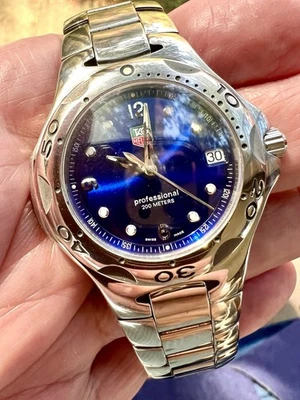 TAG Heuer Kirium Blue Men's Watch - WL1116 - Box & 8" Bracelet - Excellent - Image 1 of 4