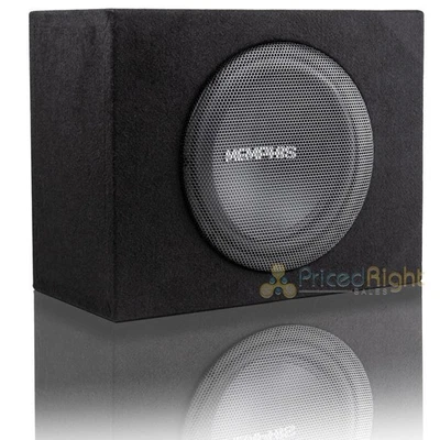 Memphis Audio 10" Loaded Enclosure Powered Subwoofer Bass System Combo SRX10SP - Image 1 of 4