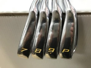 Bridgestone J15DPF Shiny Yellow Ladies Iron Set 4pcs 7-9,P Tour AD AD-50 Flex L - Picture 1 of 10