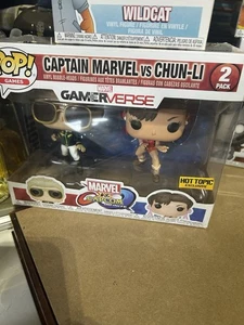 Street Fighter 6 Funko Pop Chun-Li vs Captain America Figure Rare Nib - Picture 1 of 1