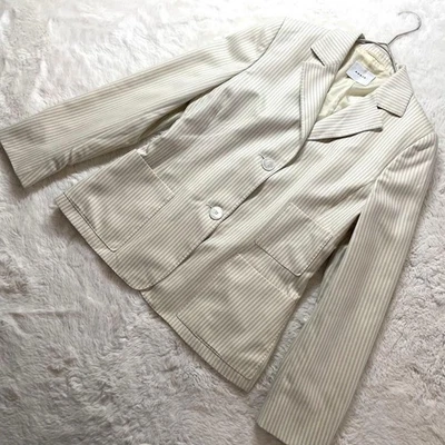 AKRIS Cashmere Silk Stripe Jacket S-M Excellent - Image 1 of 4