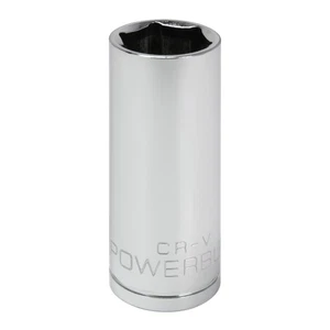 Powerbuilt 3/8 Inch Drive x 3/4 Inch 6 Point Deep Socket - 641206 - Picture 1 of 5