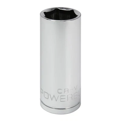 Powerbuilt 3/8 Inch Drive x 3/4 Inch 6 Point Deep Socket - 641206 - Image 1 of 4