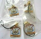 4 NEWCASTLE UNTED PHONE TAGS   BADGE