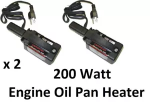 200W Engine Block Heater Magnetic 120V Auto car Truck oil pan KAT'S pair of 2 pc - Picture 1 of 1