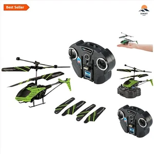 RC RTF Helicopter Glow in the Dark Infrared Gyro Spare Rotors LED Lights 2CH - Picture 1 of 10