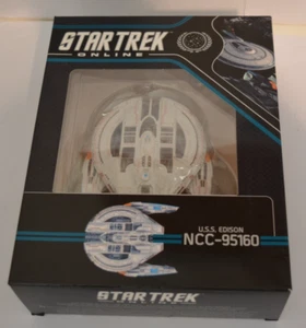 EAGLEMOSS STAR TREK ONLINE USS EDISON NCC-95160 NUEVO EN CAJA NEGRA - Imagen 1 de 4
