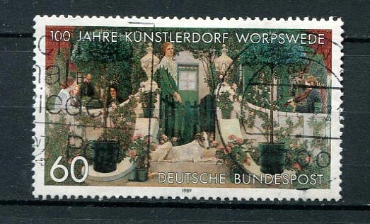 Germany - BRD : Worpswede Artist village anniv. 1989 - used - Image 1 of 1