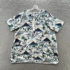 Emerson Fry Dress Womens OS White Tropical India Collection Cotton Mini Coverup - Picture 1 of 14