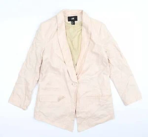 H&M Womens Pink Jacket Size 8 - Picture 1 of 12