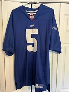 AUTHENTIC REEBOK Vintage Kerry Collins NY Giants (Penn State) Jersey-Size 52