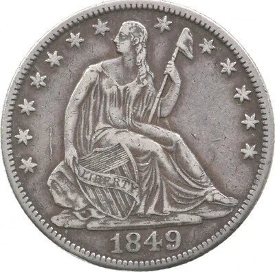 1849-O Seated Liberty Half Dollar *4808 - Image 1 of 3
