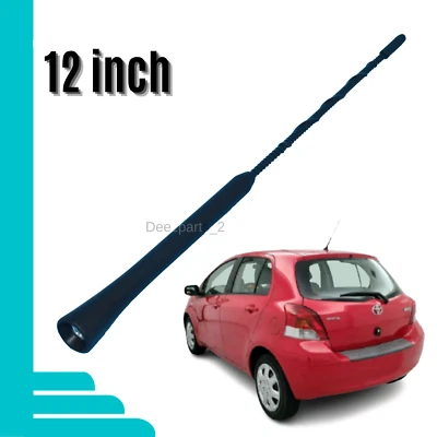 Antena 12" negra para Toyota Yaris 2007-2018 Foto 1 de 4