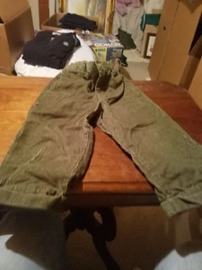 WONDER KIDS 3T GREEN PANTS WITH BELT LOOPS - Picture 1 of 8