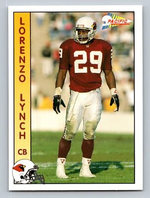Lorenzo Lynch 1992 Pacific #581 Phoenix Cardinals - Image 1 of 2