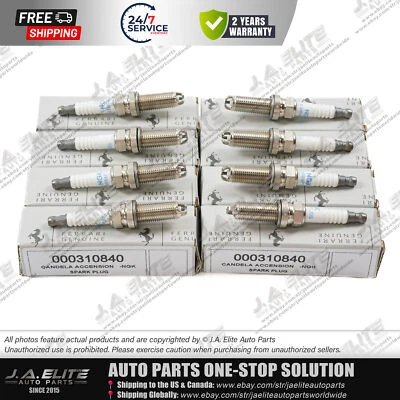 8pcs Genuine Spark Plug for Ferrari F488 California T Portofino Roma, OEM:310840 - Image 1 of 4