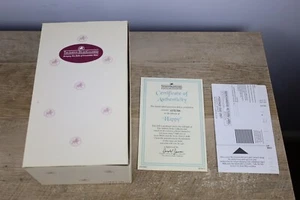 1999 Neu im Karton Ashton-Drake Disney SCHNEEWITTCHEN SIEBEN ZWERGE HAPPY Porzellanpuppe + Echtheitszertifikat - Bild 1 von 10