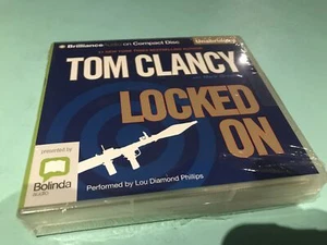 Tom Clancy Locked On Bolinda audio book Lou Diamond Phillips SEE DESCRIPTION - Picture 1 of 3
