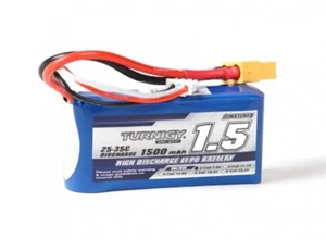 TURIGY 1500mAh 2S 7.4V 25C LIPO BATTERY PACK XT60 RC - Picture 1 of 1