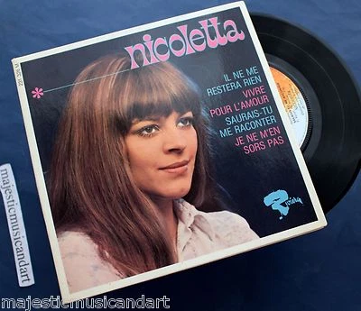 ORIGINAL 1968 NICOLETTA FREAKBEAT EP 7" VINYL 45 FRANCE YEH YEH MOD RARE - Image 1 of 3