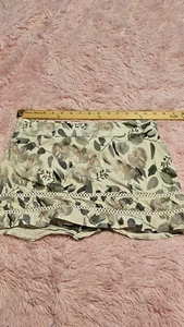 Antonio Melani Womens Floral Stretch Swim Skirt Bottom Shorts Size M - Picture 1 of 7