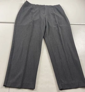 Talbots Heritage Dress Pants Women Plus Size 18P Gray Career Office Minimalist - Picture 1 of 14