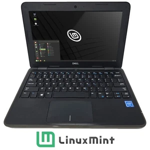 Mint Linux Dell Latitude 3190 Laptop PC Computer 11.6" Celeron 4GB RAM 256GB SSD - Picture 1 of 9