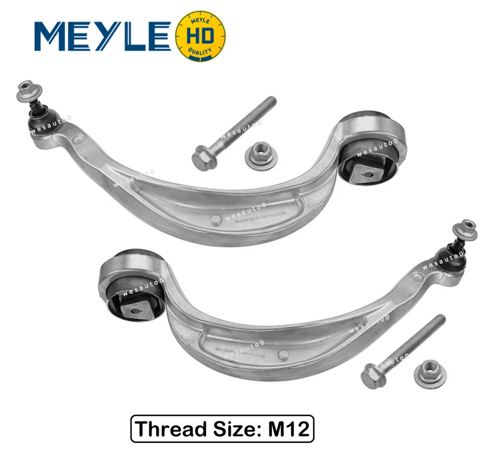 Braço de controle inferior dianteiro curvo Lt/Rt 2 peças OE Meyle para Audi Q5 S4 S5 (M12) - Imagem 1 de 1