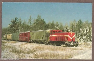 VINTAGE RAILROAD POSTCARD UNUSED BELFAST & MOOSEHEAD LAKE NO.53  LOCOMOTIVE 157 - Picture 1 of 1