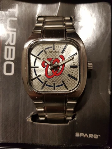 Washington Nationals Sparo Watch All Metal Cover