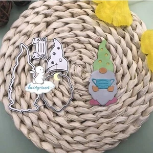 Plantilla en relieve Wichtel protector bucal plantilla de troquelado enano estampado máscara troquelado - Imagen 1 de 5