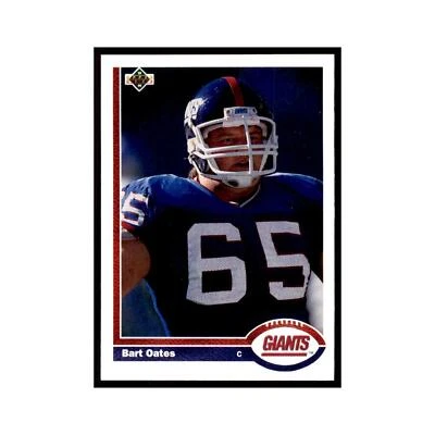 1991 Upper Deck Bart Oates Giants #418 - Image 1 of 3